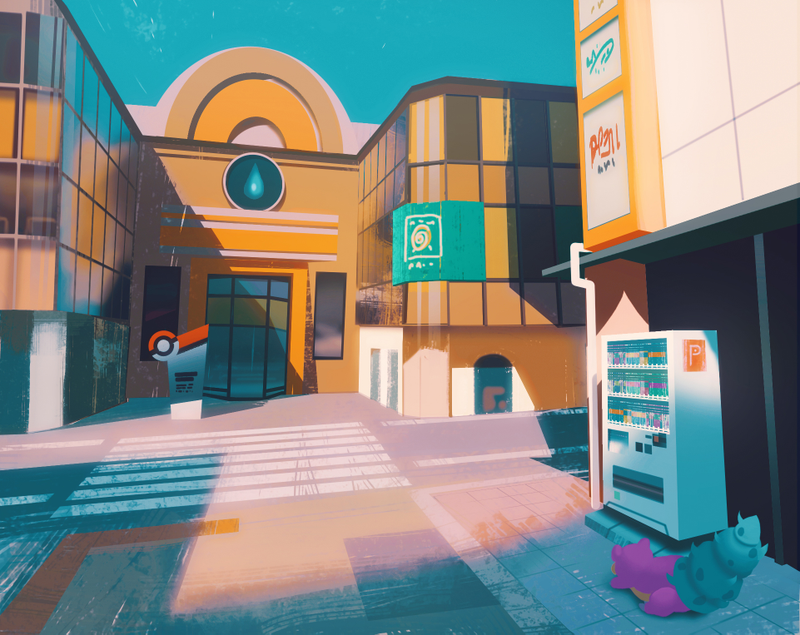 Illustration for article titled Beautiful Paintings Of Pokemon's Kanto Region